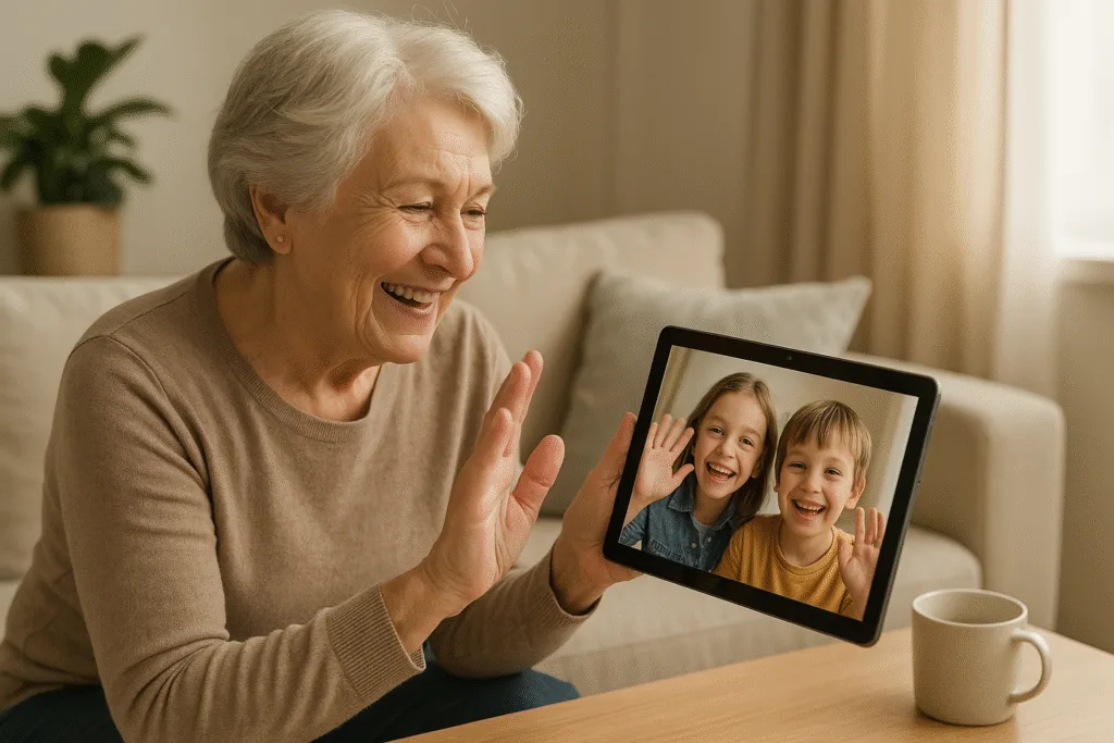 Videollamadas Para Mayores: Guía Para Hablar Con Hijos y Nietos