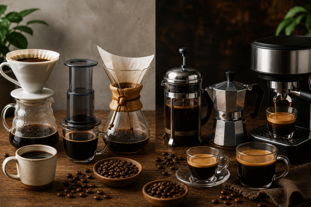 Best Brewing Methods for Light Roast and Dark Roast Coffee