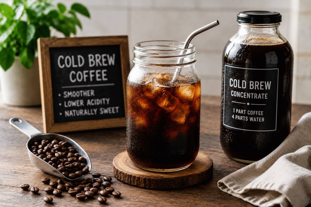 Cold Brew Coffee Guide for Smooth Low-Acid Flavor