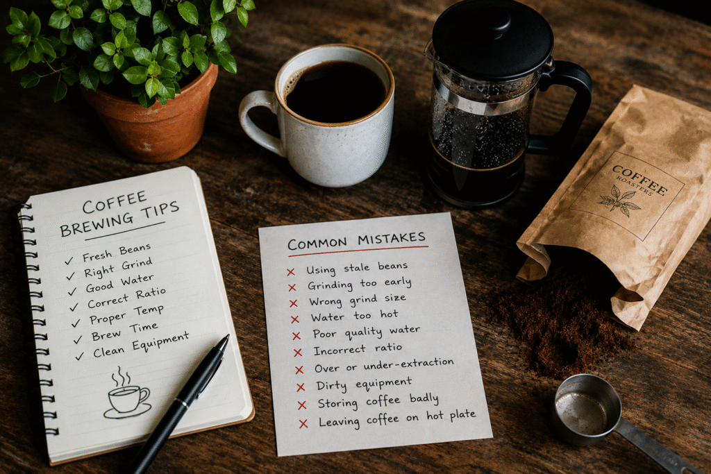 Common Coffee Brewing Mistakes That Ruin Flavor